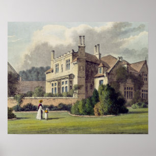 Poster Endsleigh, from Ackermann's Repository of Arts,