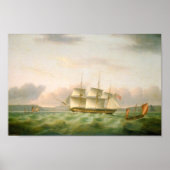 Poster Endymion de Plymouth par Thomas Luny (Devant)