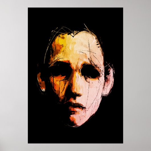 Poster Énergie Abstraite Dynamique – Expression Moderne (Devant)