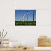 Poster Énergie alternative - L'énergie verte (Cuisine)