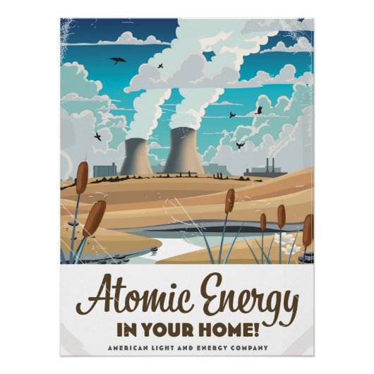 Poster Énergie atomique commerciale  (Devant)