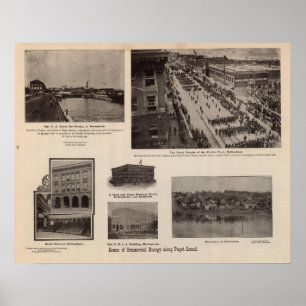 Poster Énergie commerciale le long de Puget Sound