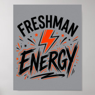 Poster Énergie de première année Retour à l'école Premier
