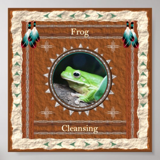 Poster Énergie de purification de grenouille (Devant)