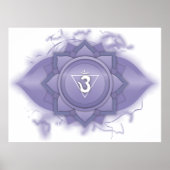 Poster Énergie d'Indigo chakra (Devant)