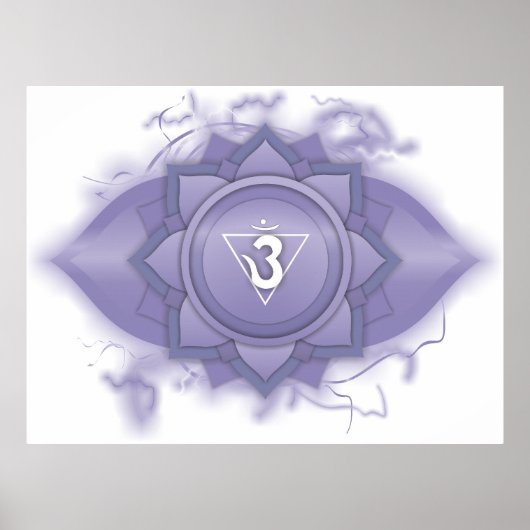 Poster Énergie d'Indigo chakra (Devant)