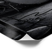 Poster Énergie en noir et blanc (Coin)