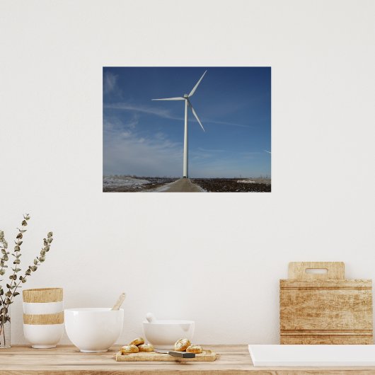 Poster énergie éolienne (Cuisine)