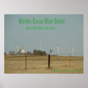Poster Énergie éolienne du Kansas
