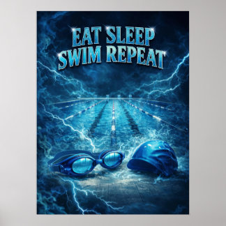 Poster Énergie océanique de natation