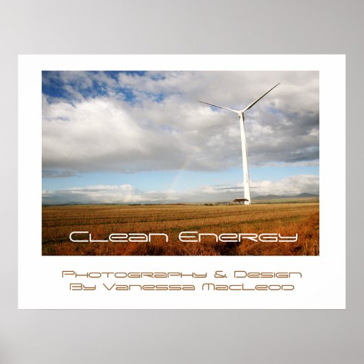 Poster Énergie propre III (Devant)