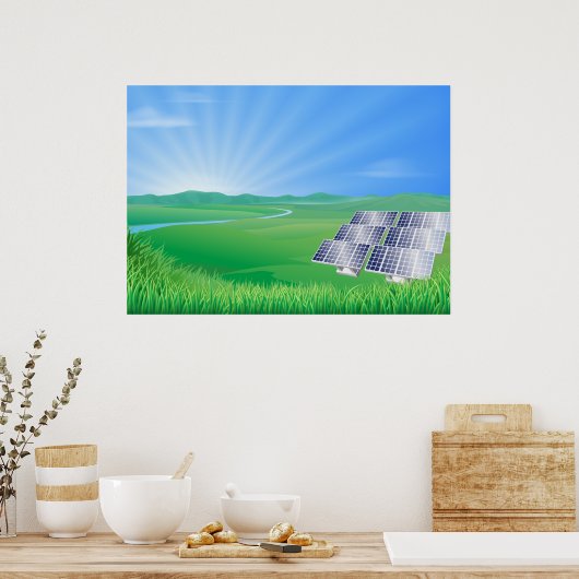 Poster Énergie renouvelable (Cuisine)