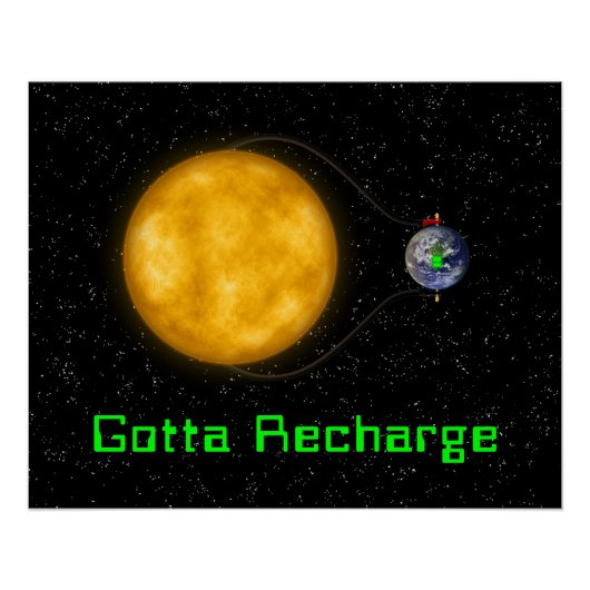 Poster Énergie solaire - (Devant)