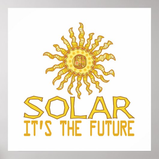 Poster Énergie solaire (Devant)