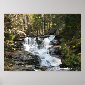 Poster Energiebild Wasserfall