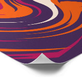 Poster Énergies - Couleurs en mouvement constant (Coin)