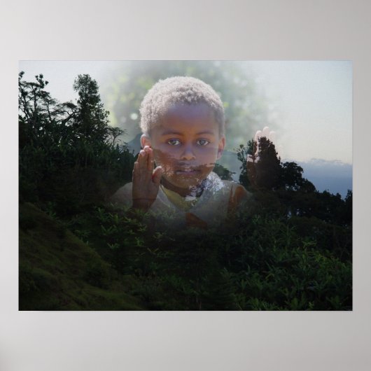 Poster Enfant africain (Devant)