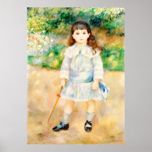 Poster Enfant au fouet Auguste Renoir