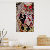 Poster Enfant avec une glace (Cuisine)