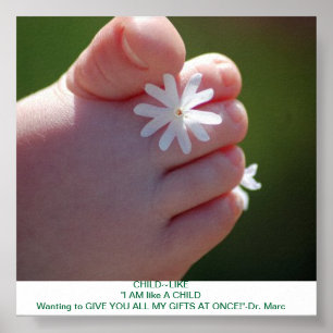 POSTER ENFANT COMME