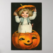 Poster Enfant dans le Citrouille (Devant)