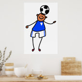 Poster Enfant de football (Cuisine)