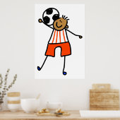 Poster Enfant de football (Cuisine)