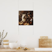 Poster Enfant de la grotte Steampunk - Loup d'animal 05 (Cuisine)