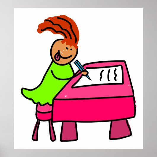 Poster Enfant de l'école (Devant)