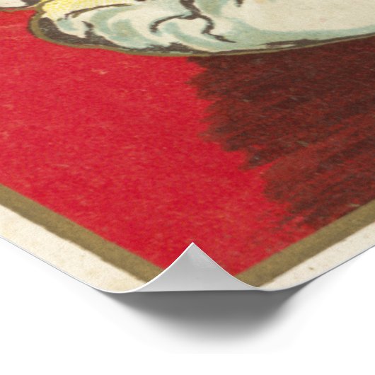 Poster Enfant devant la cheminée (Coin)