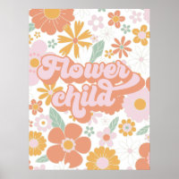 Enfant Fleur floral Rétro