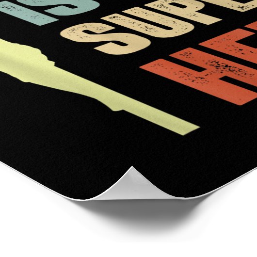 Poster Enfant Jésus Est Mon Superhéros Chrétien Dieu Fils (Coin)