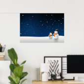 Poster Enfant neigeux (Bureau à domicile)