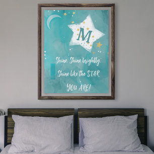 Poster Enfant Night Sky Inspiration Bright Star