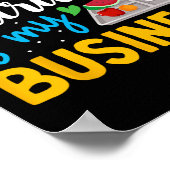 Poster Enfant Nutrition Est Mon Entreprise Déjeuner Lady (Coin)