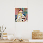 Poster Enfant Renoir avec chat (Julie Manet) CC1242 (Cuisine)
