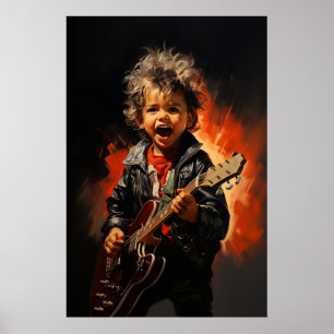 Poster Enfant rock and roll