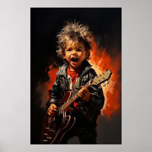 Poster Enfant rock and roll (Devant)