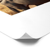 Poster Enfant sauvage à cheval sur le bison (Coin)