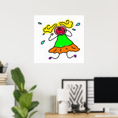 Poster enfant tantrum (Bureau à domicile)