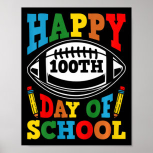 Poster Enfants 100 Jours D'École Enfants Garçons Joyeux 1
