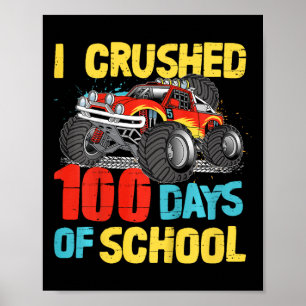 Poster Enfants 100 Jours D'École Pour Enfants Garçons Enf