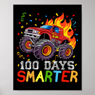Poster Enfants 100 jours Smarter Boys Monster Truck 100e 