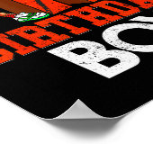 Poster Enfants 12 ans Basketball 12e anniversaire (Coin)