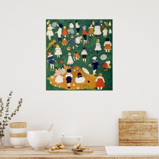 Poster Enfants, 1908 (Cuisine)