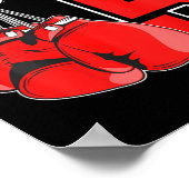 Poster Enfants 5e anniversaire Boxer Boy 5 ans Boxer Anni (Coin)