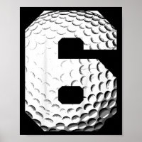 Enfants 6ème Anniversaire Garçon Joueur de Golf 6 