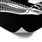 Poster Enfants 7 ans d'être génial crosse 7e anniversaire (Coin)