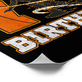 Poster Enfants 7e anniversaire Basketball Enfants Garçons (Coin)