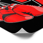 Poster Enfants 7e anniversaire Boxer Boy 7 ans Boxer Anni (Coin)